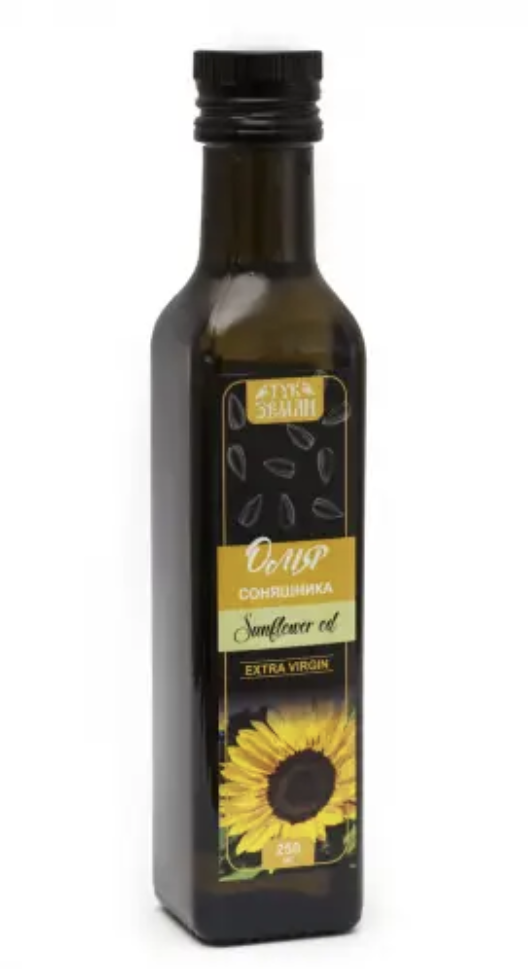 Олія з насіння соняшнику скло 250мл